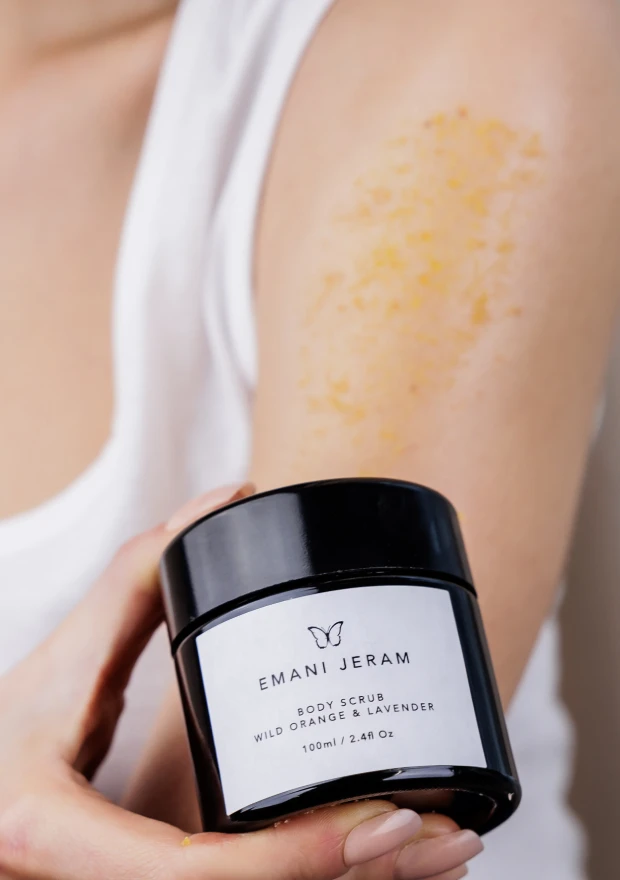 Wild Orange and Lavender Himalayan Salt Scrub 100ml